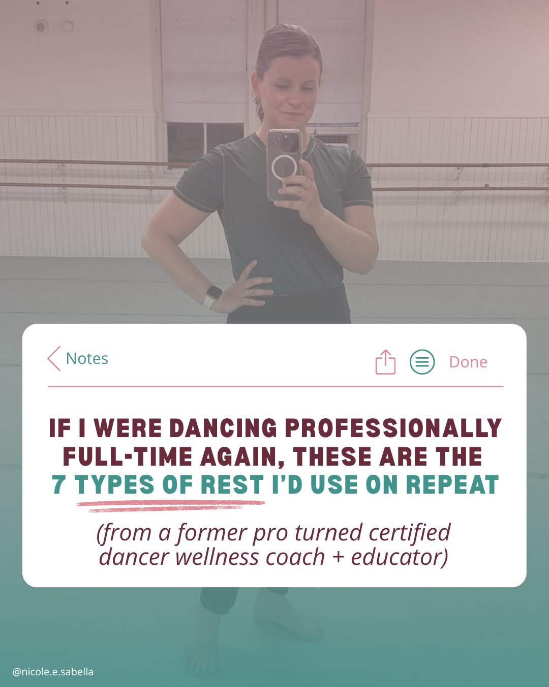 As a dancer who identifies as an HSP, introvert, empath, and INFJ&hellip; you better believe that during my dance career, I had to learn how to keep my inner battery charged so I didn&rsquo;t end up with nothing left to give.
&bull;
&bull;
👆🏼Do you