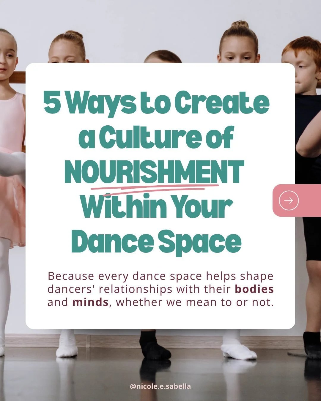 🤍 For the Dance Educator who wants the absolute best for their dancers&hellip;
&bull;
&bull;
I see you.
I feel you.

There&rsquo;s so much on your shoulders, so many dancers to take care of, and sometimes everything is happening so fast that creatin