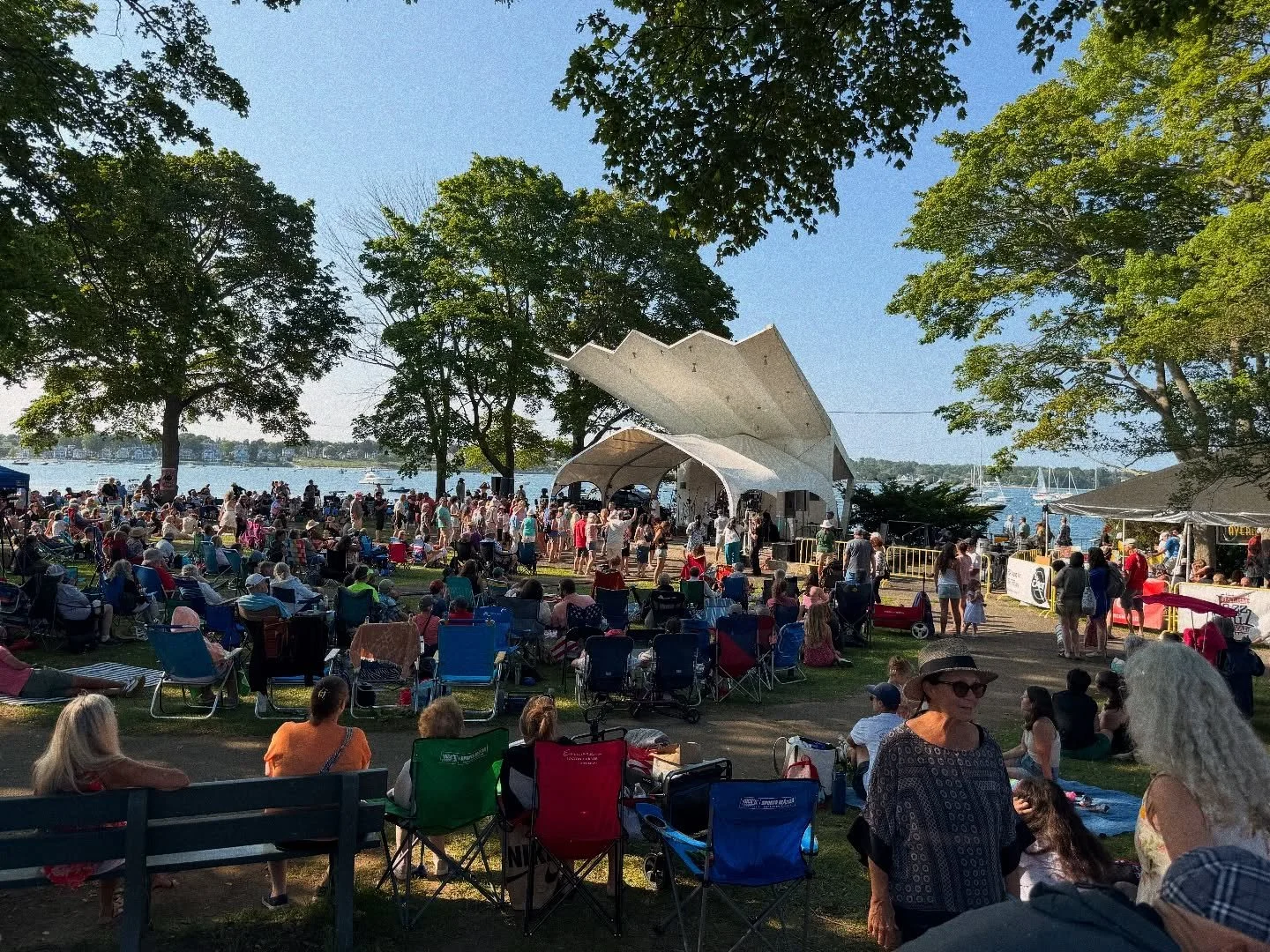 🎺 THE MAGIC IS HAPPENING RIGHT NOW! ✨

Look at this incredible community gathered at Salem Willows for FREE music!

As we head into our headliner Heavy Metal Horns (led by our own co-founder Henley Douglas), we&rsquo;re reminded why we do this every