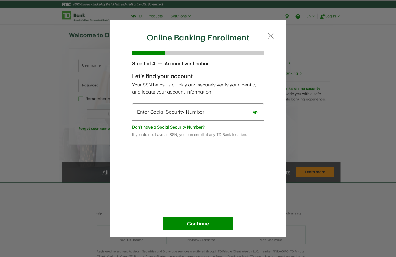 Enrollment Account Lookup