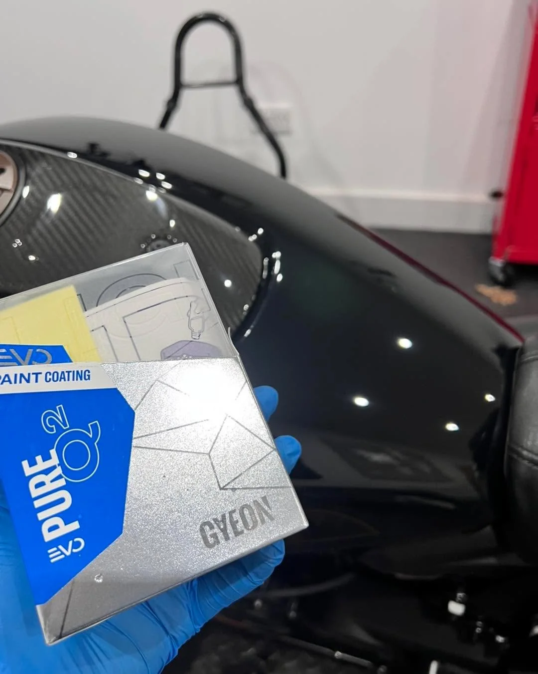 This gorgeous Harley-Davidson was in today for a basic clean, tank polish and then protected with a 3 year ceramic coating followed by ACF-50 treatment to the engine and other areas to protect against corrosion. 

Cant wait to see this bike again whe