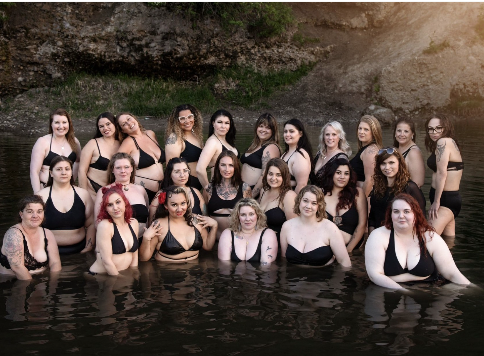 Why We Do Group Sessions (And Why Our Creek Sessions Are Always Free) - Calgary Boudoir Photographer