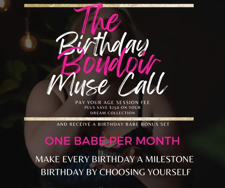 Birthday Babe Muse Call 🖤

How many birthdays have you spent celebrating everyone else&hellip;
waiting for someone to plan something for you&hellip;
telling yourself maybe next year?

This year is different.
This year, you choose you.

One babe. One