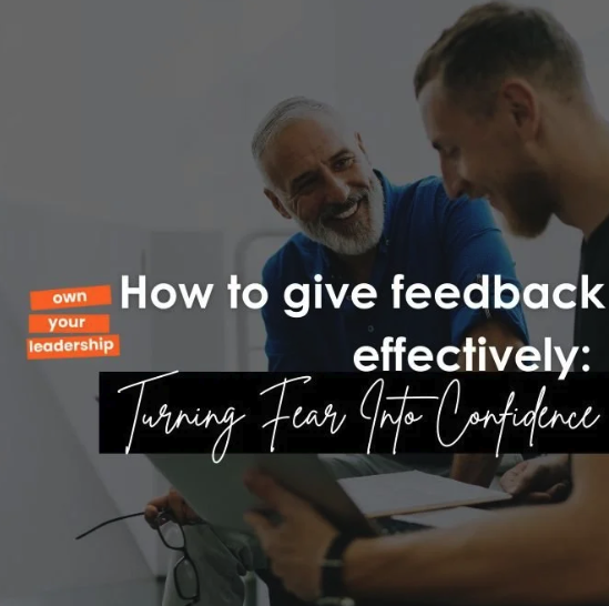 How to Give Feedback Effectively