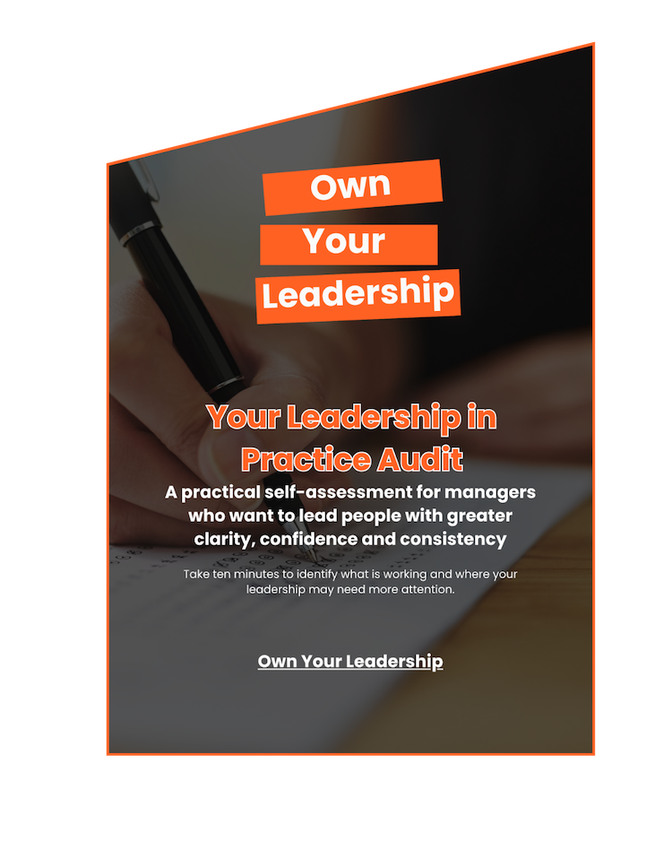 front cover of the Leadership in. Practice Audit