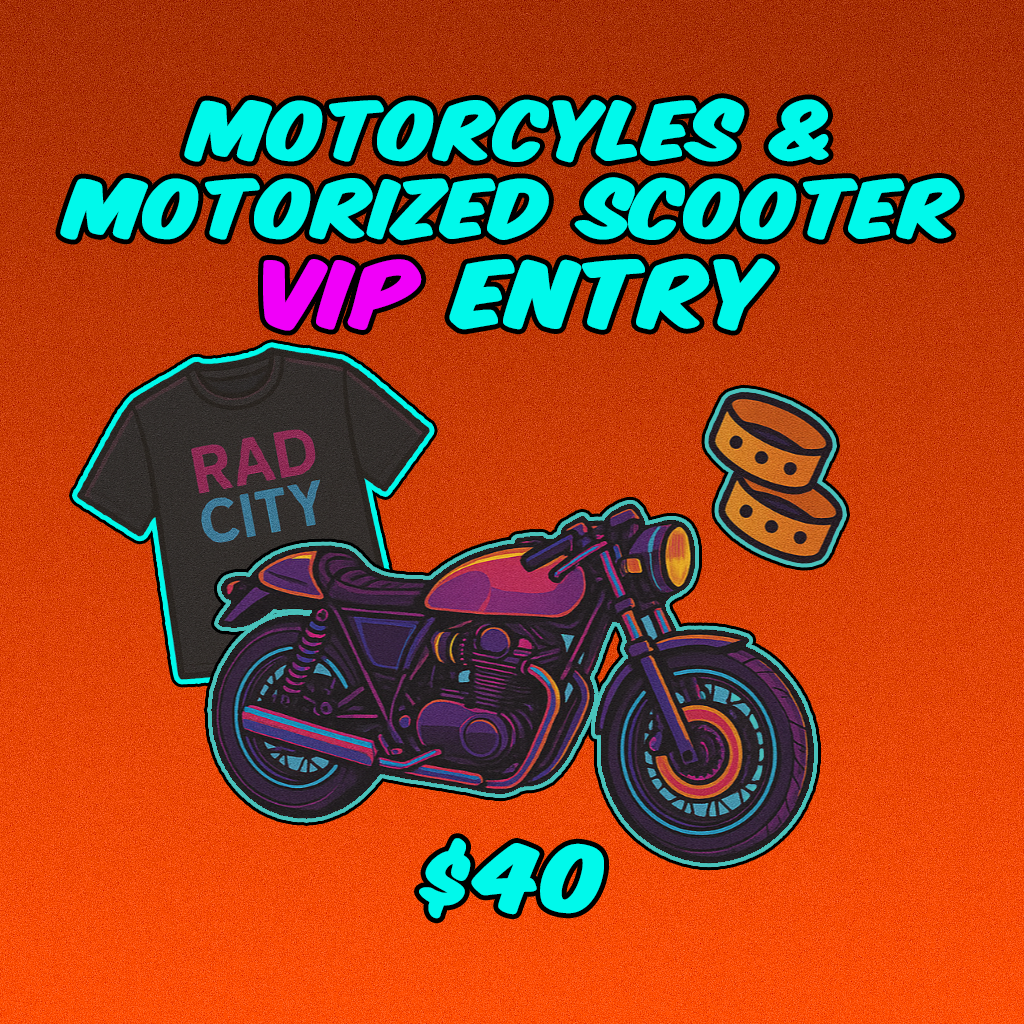 Indoor Parking - Motorcycle/Motorized Scooter - VIP Entry