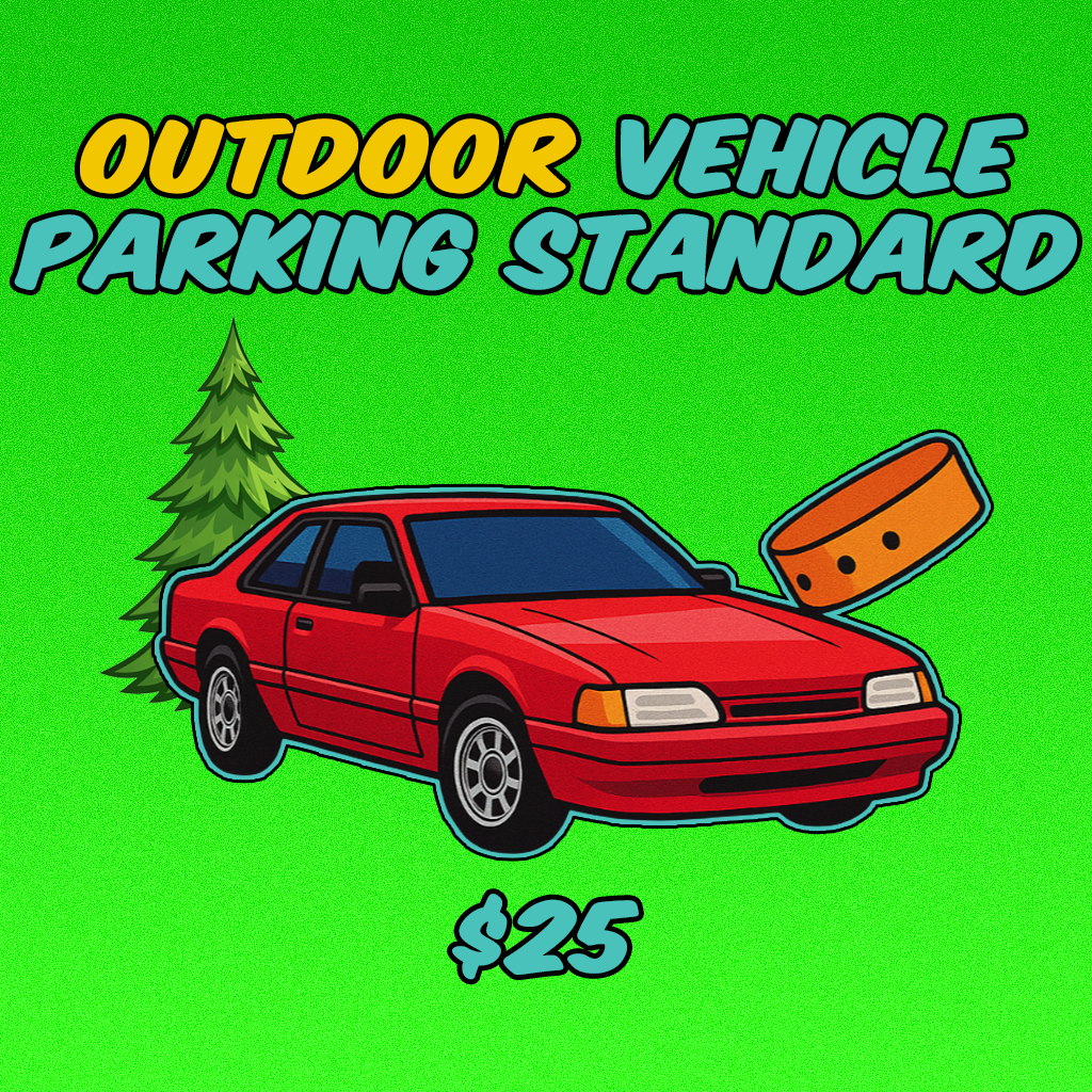 Outdoor Parking - Vehicle - Standard Entry