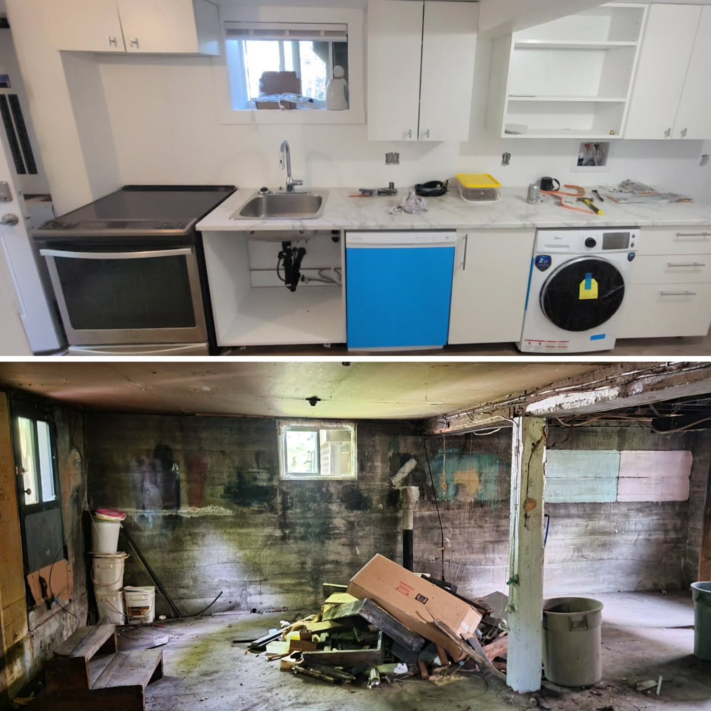 It's going to be really nice 1bd 1bth Airbnb unit! How many short term rentals you've seen with such a great layout, all types of appliances, great space utilization and perfect location (5 minutes walk to the Reversing Falls!)!?