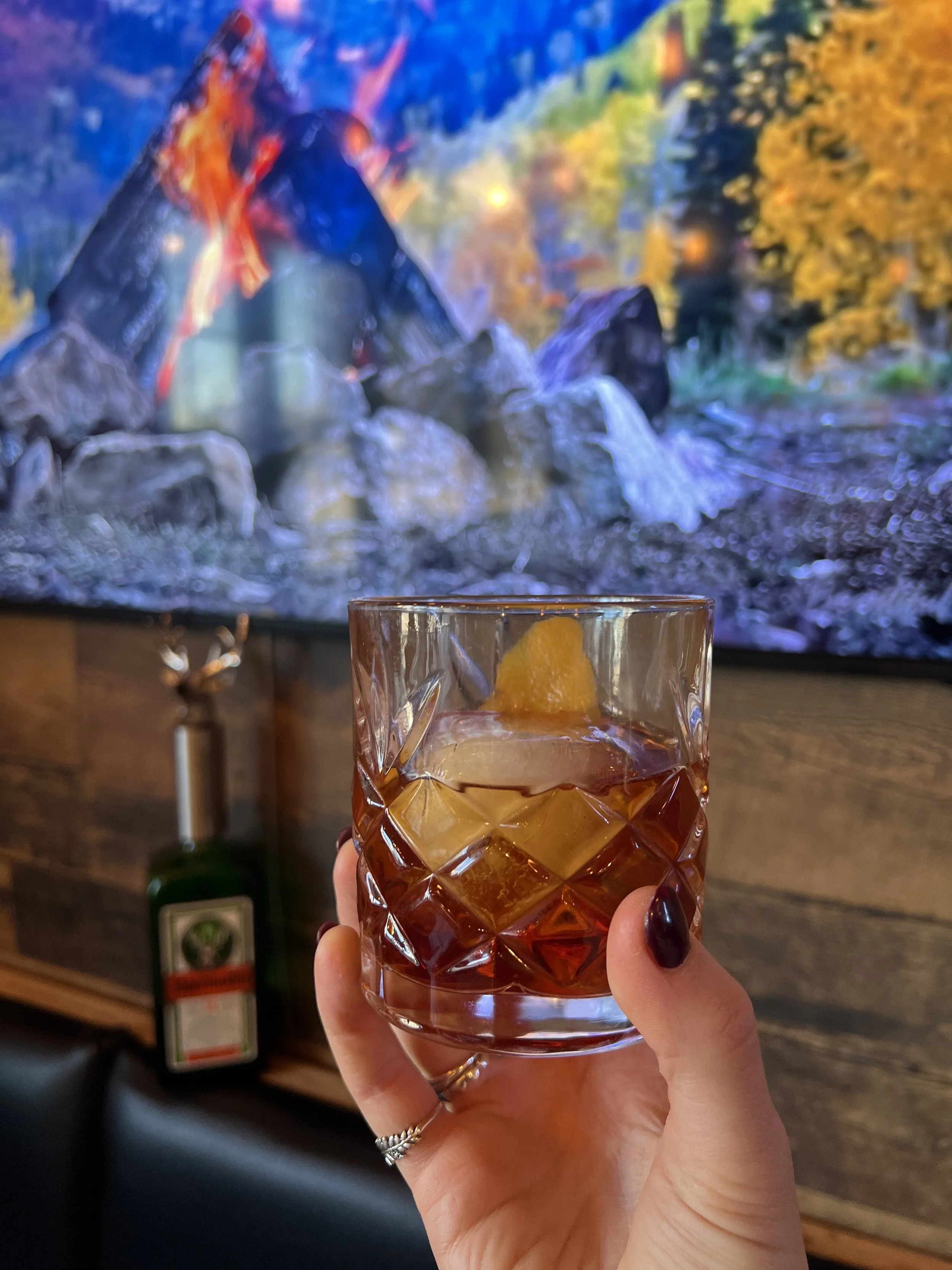 JäGermeister maple old fashioned