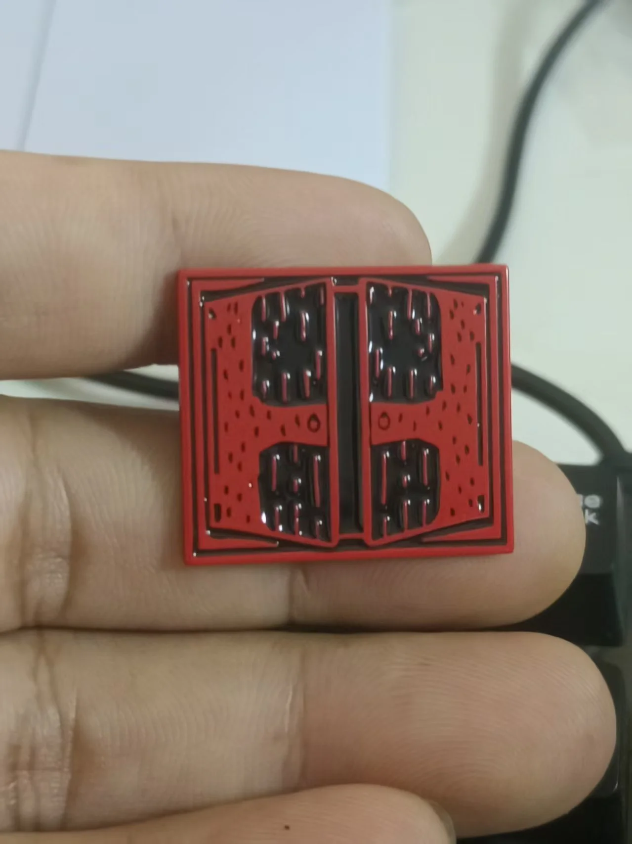 of Hearth and Horror Logo Pin