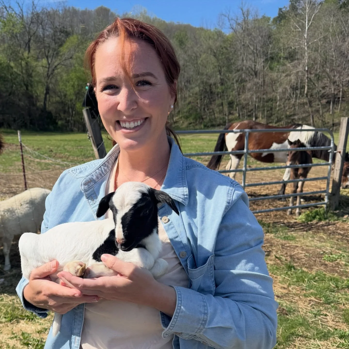 A blessed Easter surprise with friends! 

Our ewe, Rosita gave birth to her first little ones today, zero assistance, full health, nursing and strong, placenta passed! So thankful for the warmer weather and healthy babies and a GREAT first time mama.