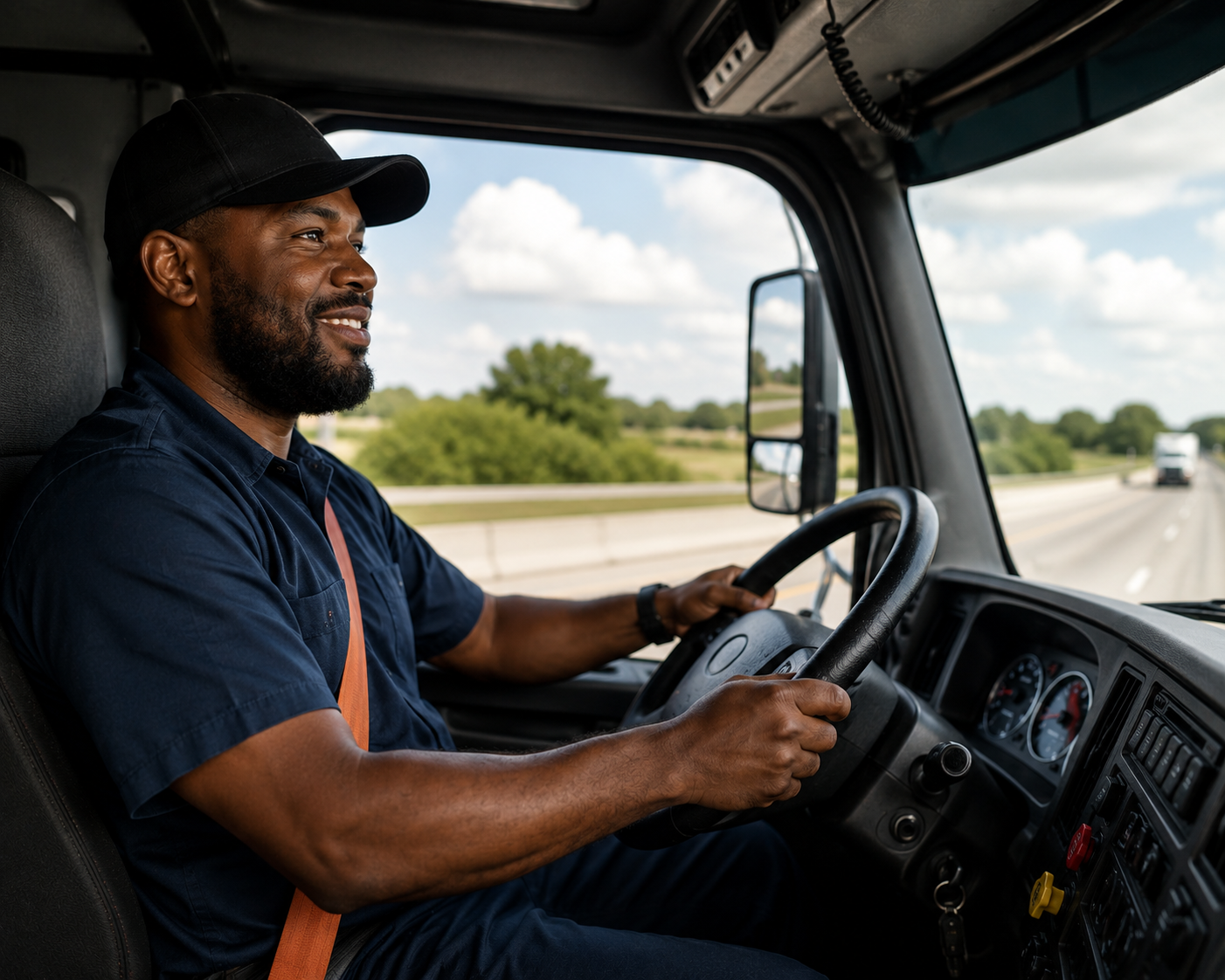 Happy driver