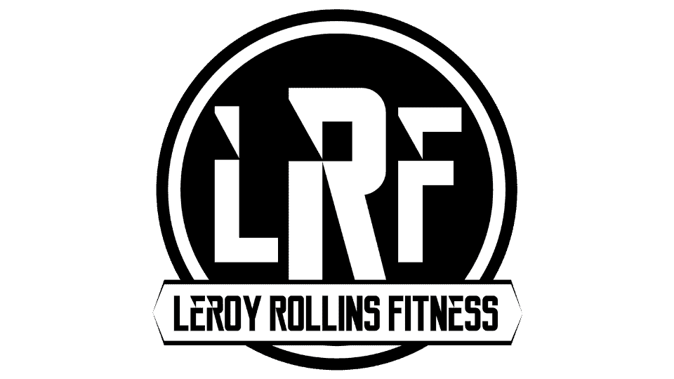 Logo of Leroy Rollins Fitness with initials 'LRF' inside a circle, and the full name 'Leroy Rollins Fitness' below.