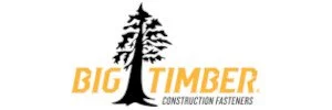 Big Timber logo with tree and text saying 'Construction Fasteners'