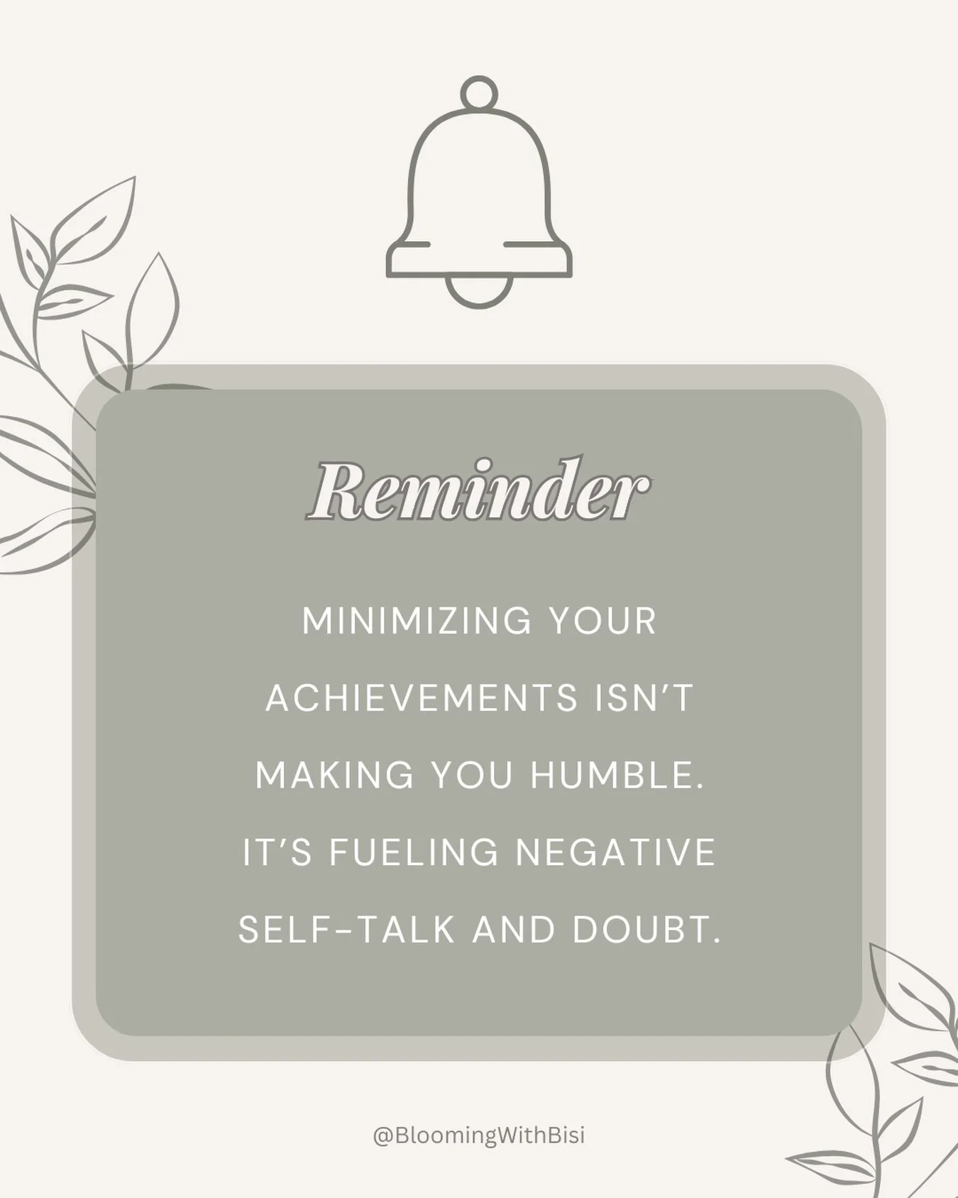 There&rsquo;s a difference between making yourself smaller and being humble. 

It&rsquo;s important be proud of your achievements and recognize all the hard work you put into it. The right people will want to hear about it, and be rooting for you. 

