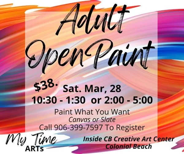Adult Open Paint - Paint what you want!