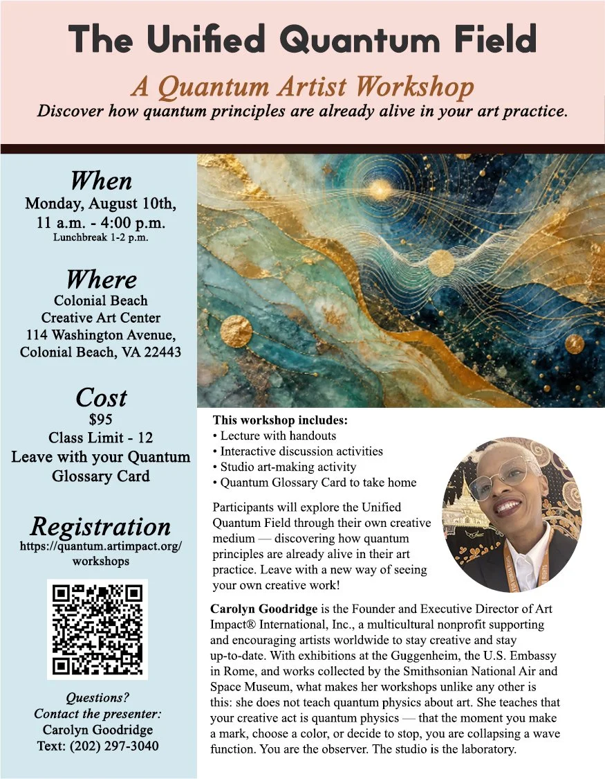 A Quantum Artist Workshop