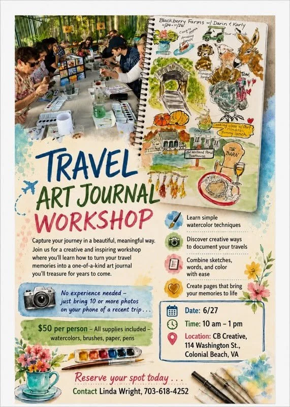 Travel Journalling Class