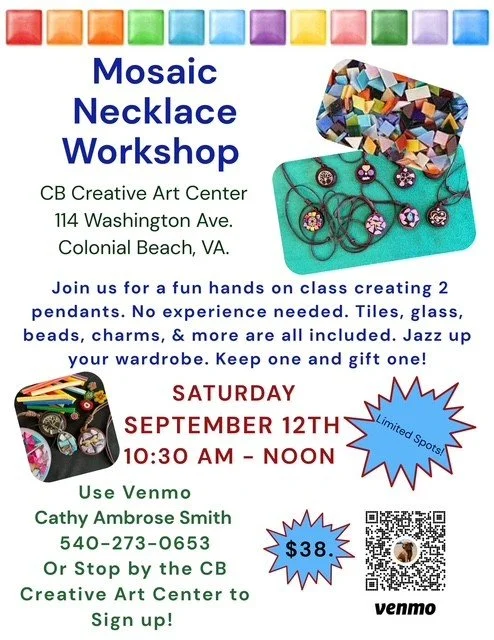 Mosaic Necklace Workshop - Make 2!