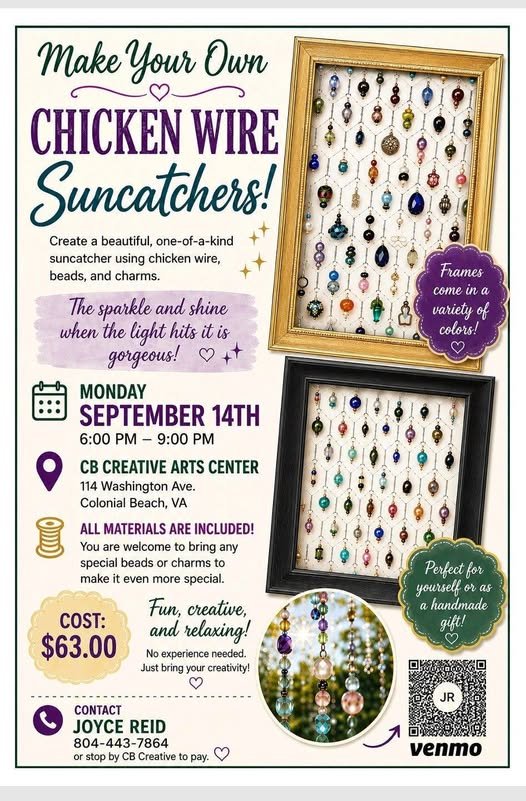 Make your own CHICKEN WIRE SUNCATCHERS!