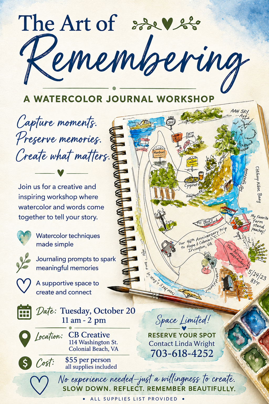 Travel Journalling Class