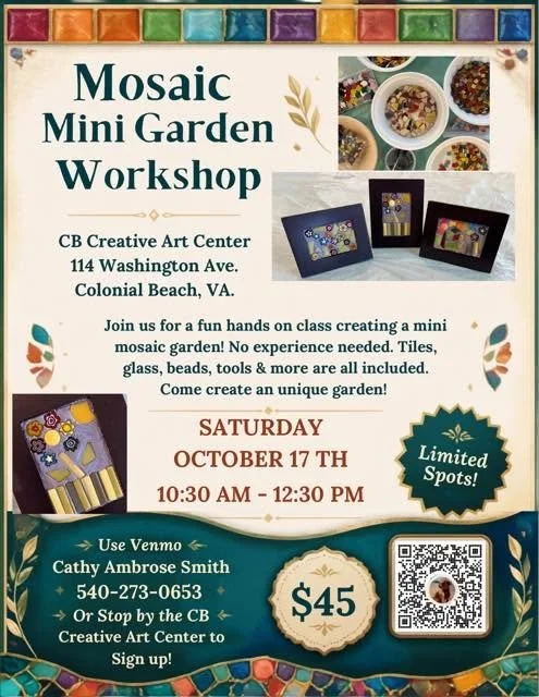Mosaic Mini Garden Workshop
