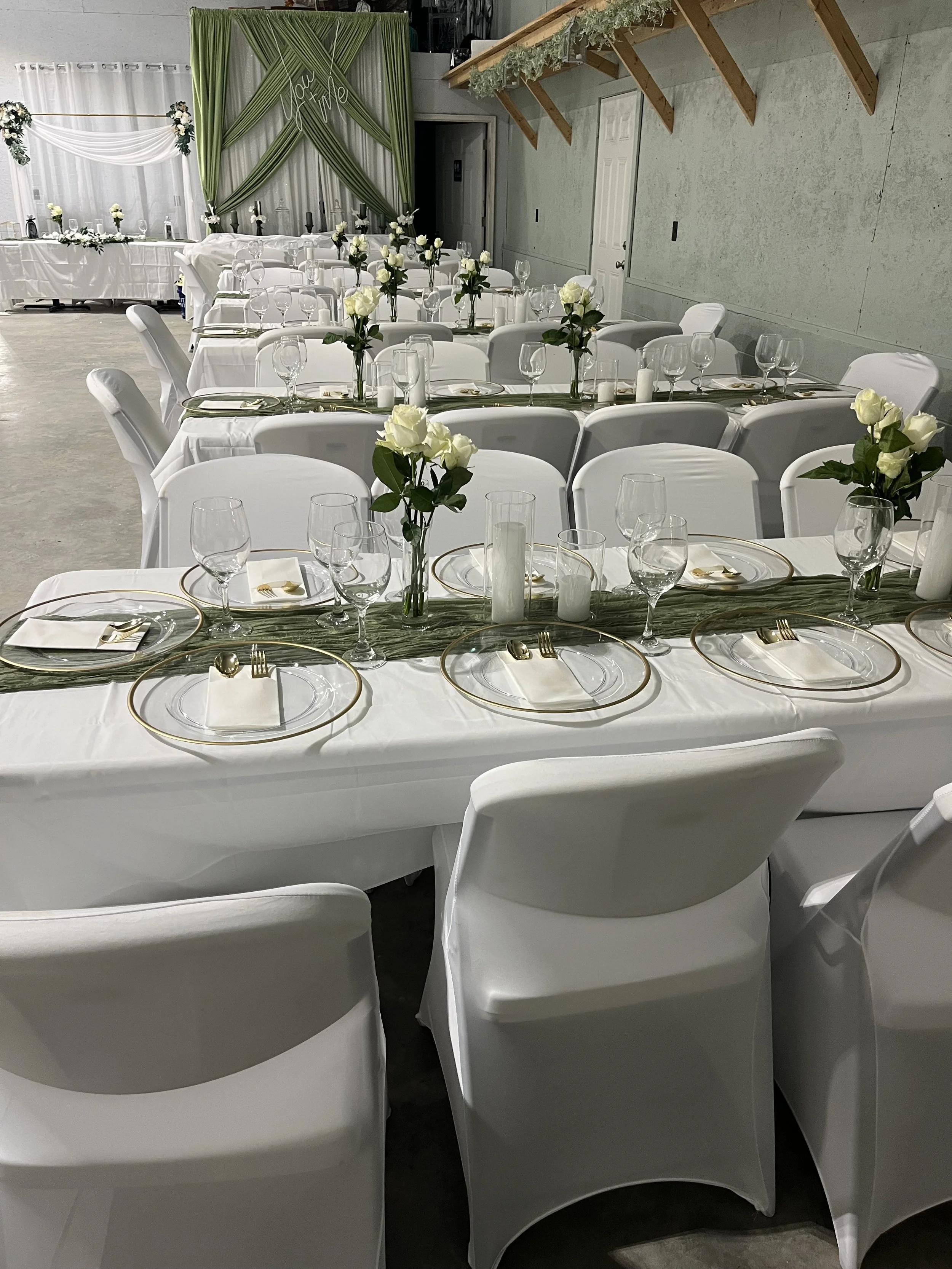 Wedding Table Setup