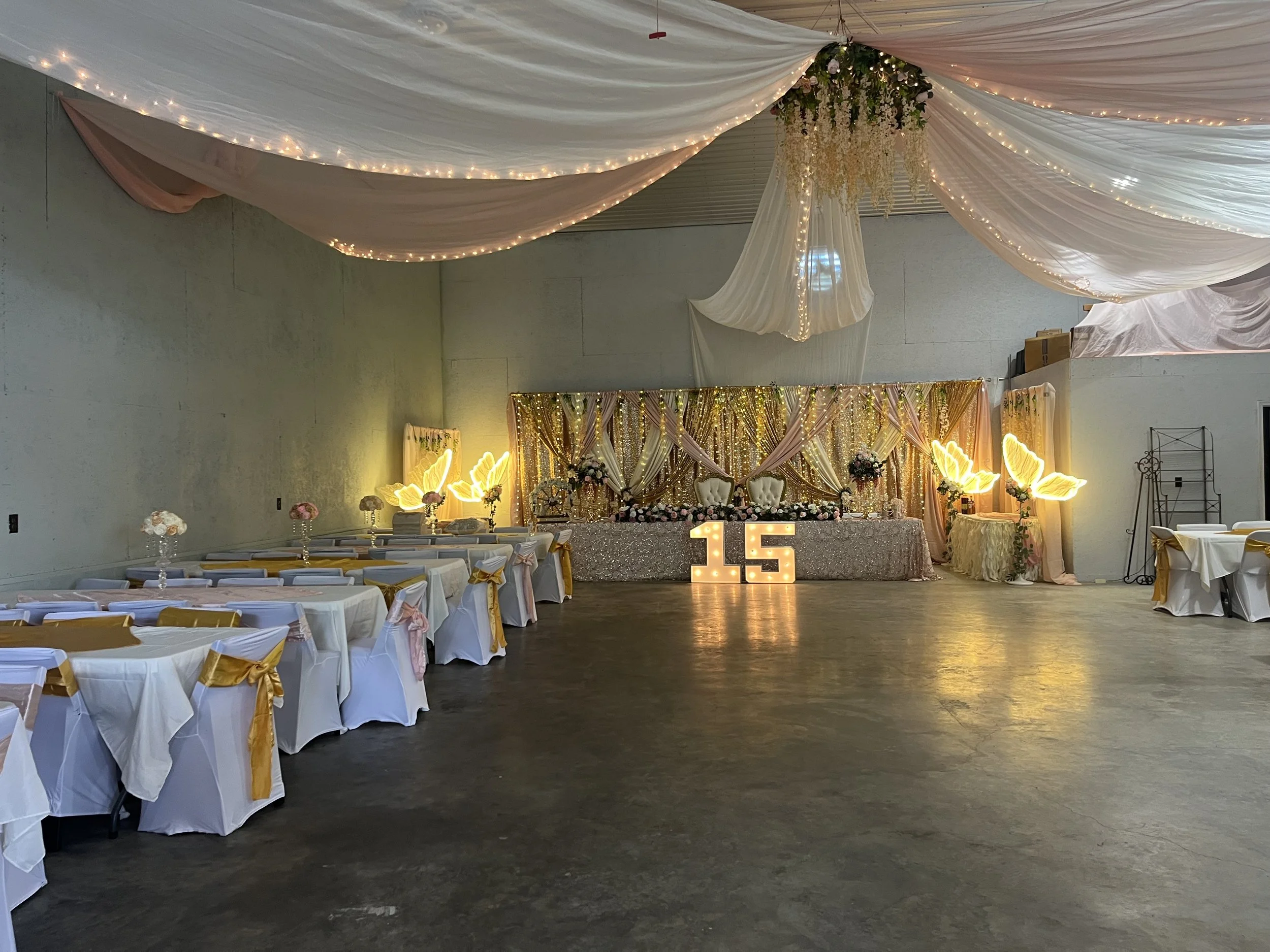 Quinceañera - Pink and Gold Theme