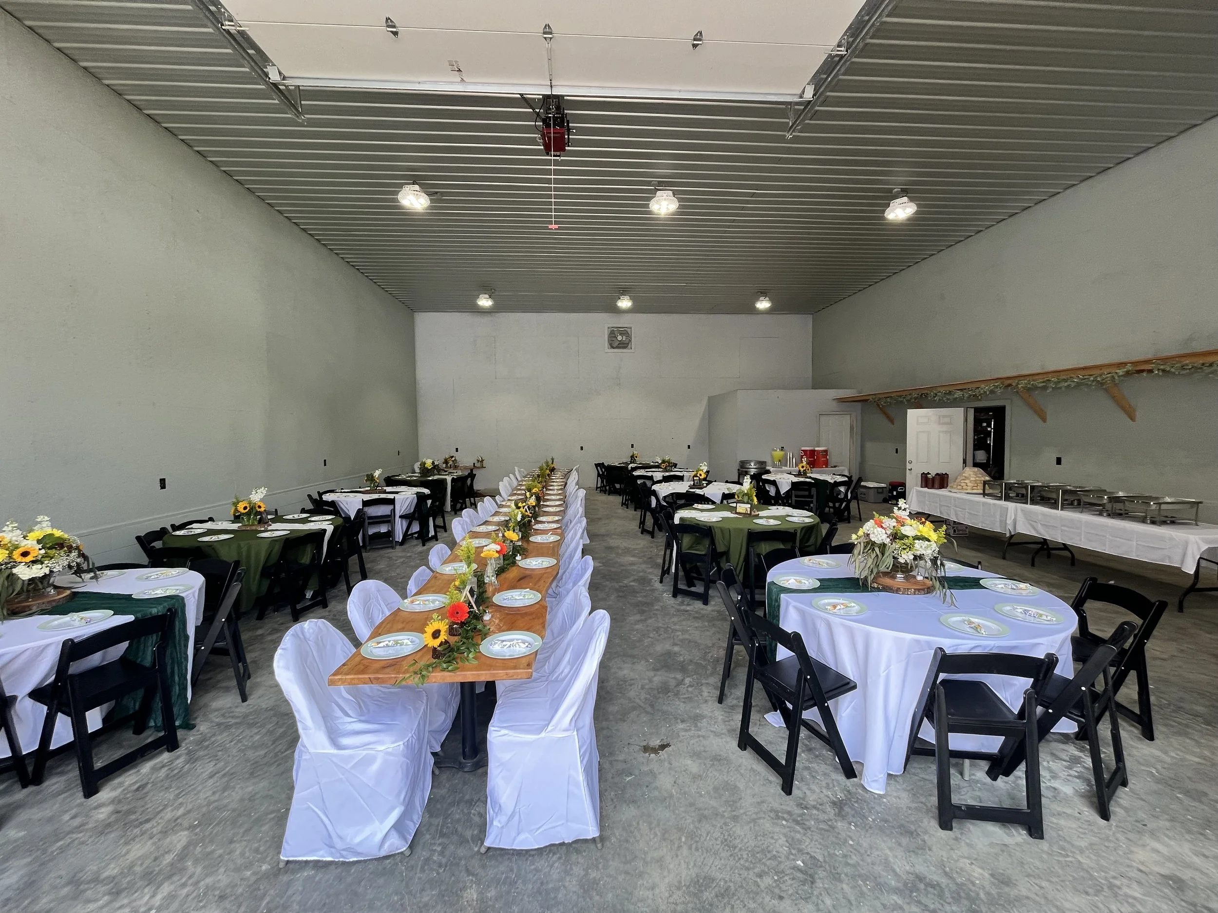 Table Set Up for Wedding Reception