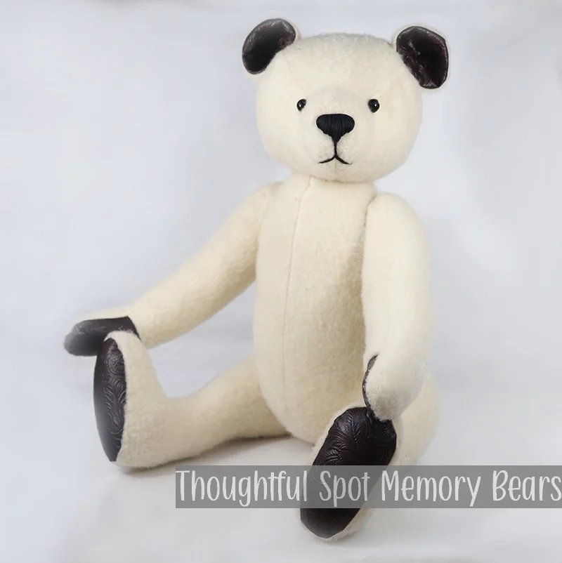 prototype of my own pattern design - 18" artist bear © 2026