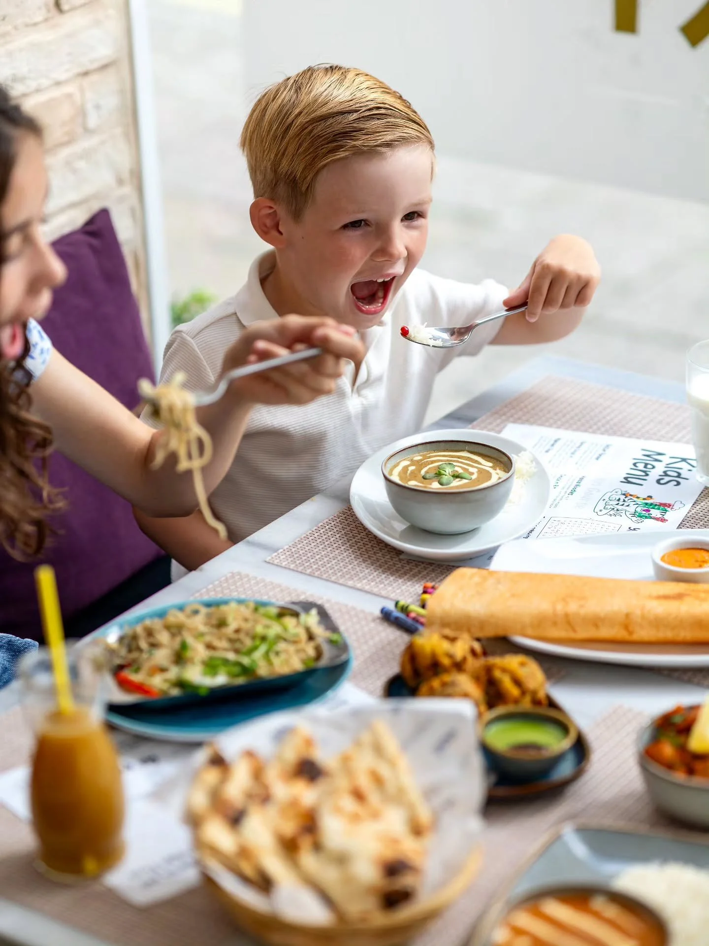 Out with the kids this week? 🥰 Don't forget we have a wonderful kids menu! Check it out on our website at padharo.co.uk 

#halfterm #kidsmenu #Southampton