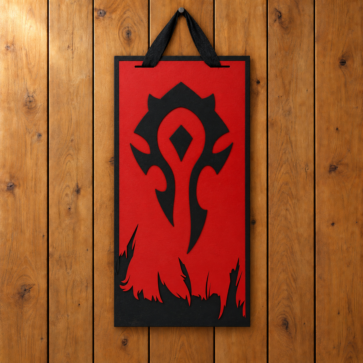 Hand-painted Horde emblem sign on oak-4.png