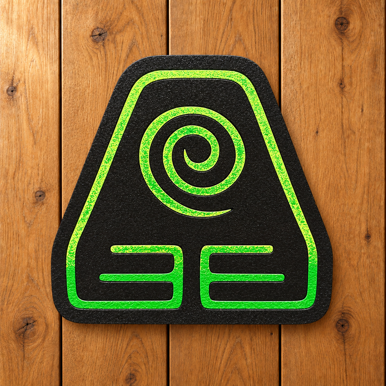 Earth Nation Wooden Magnet