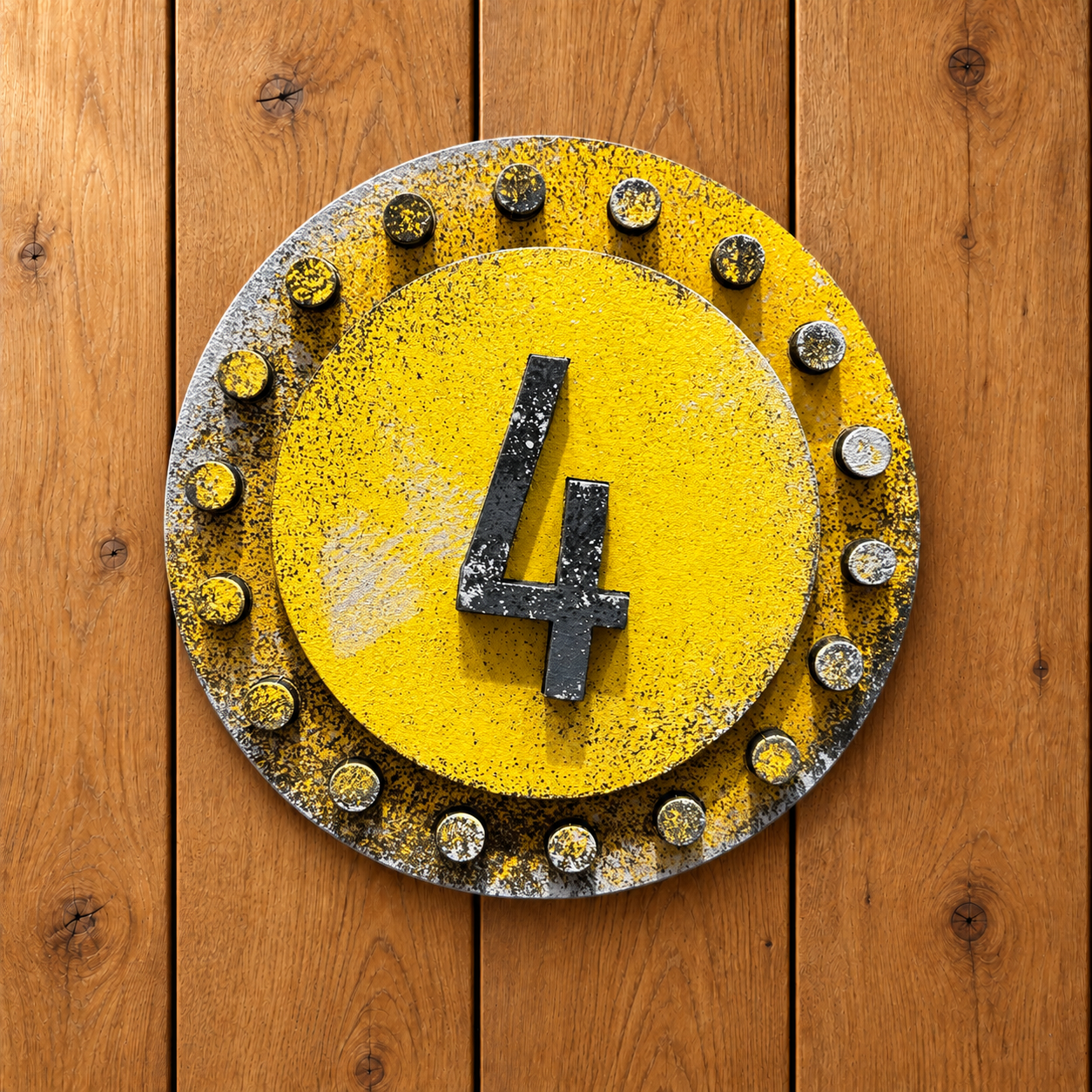 Distressed yellow vault door magnet 4-6.png