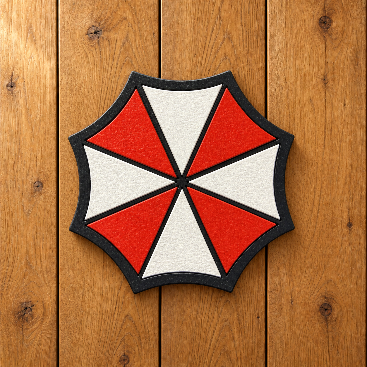 Umbrella emblem magnet on oak-7.png