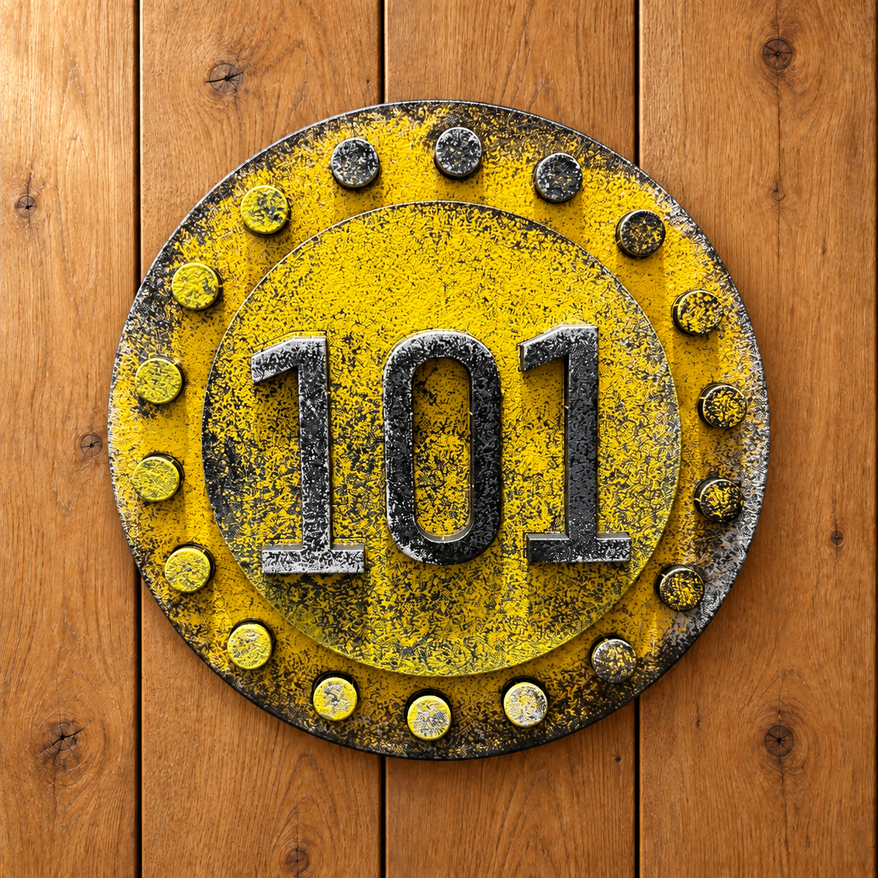 Vault Door Number Magnet