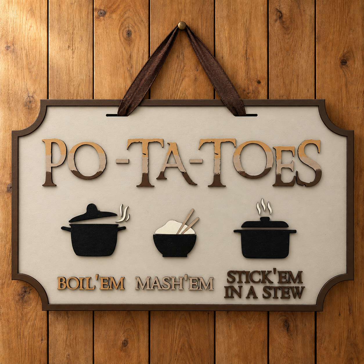 Potatoes Sign