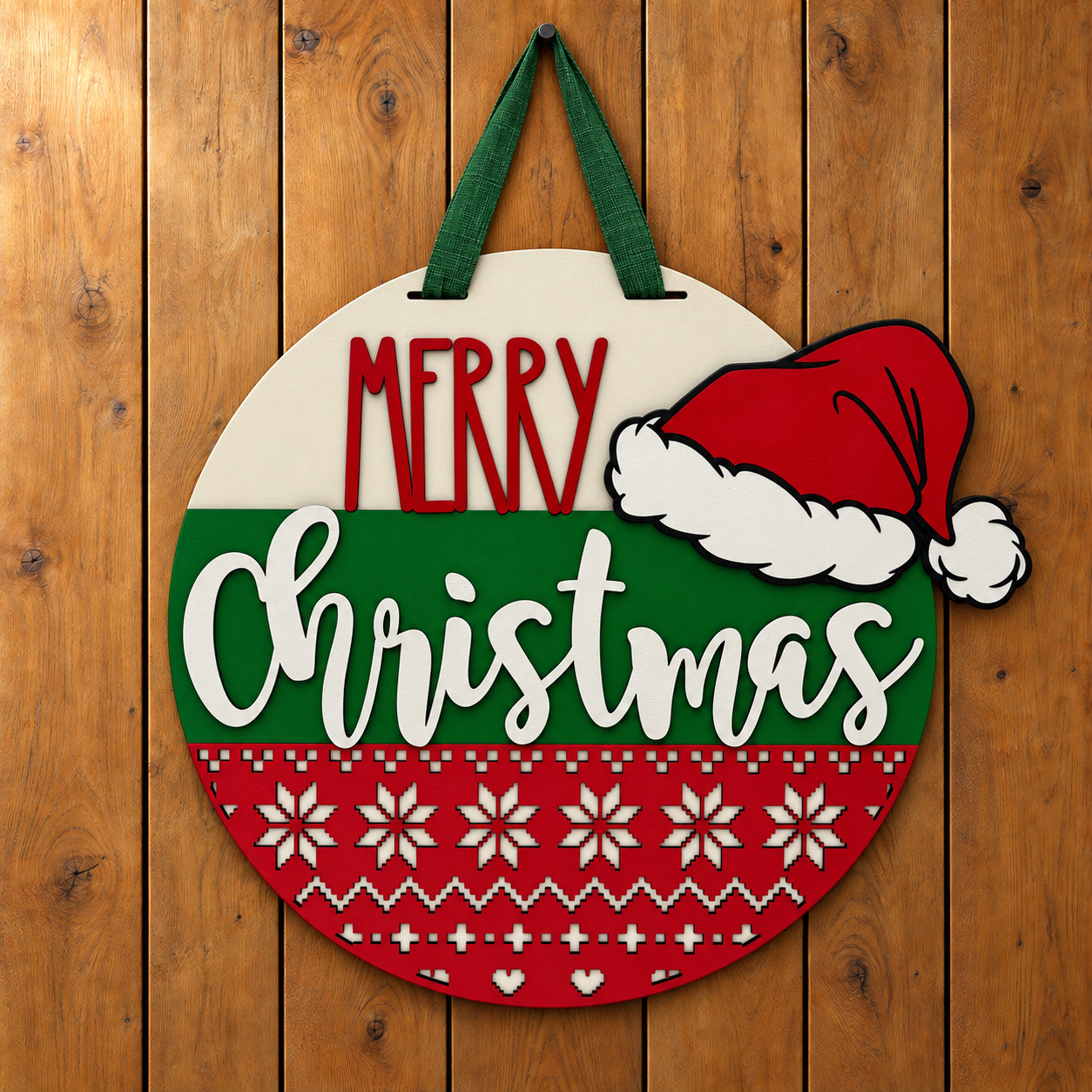 Merry Christmas with Santa Hat