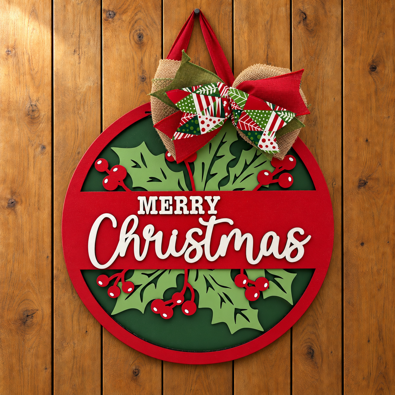 Merry Christmas with Holly