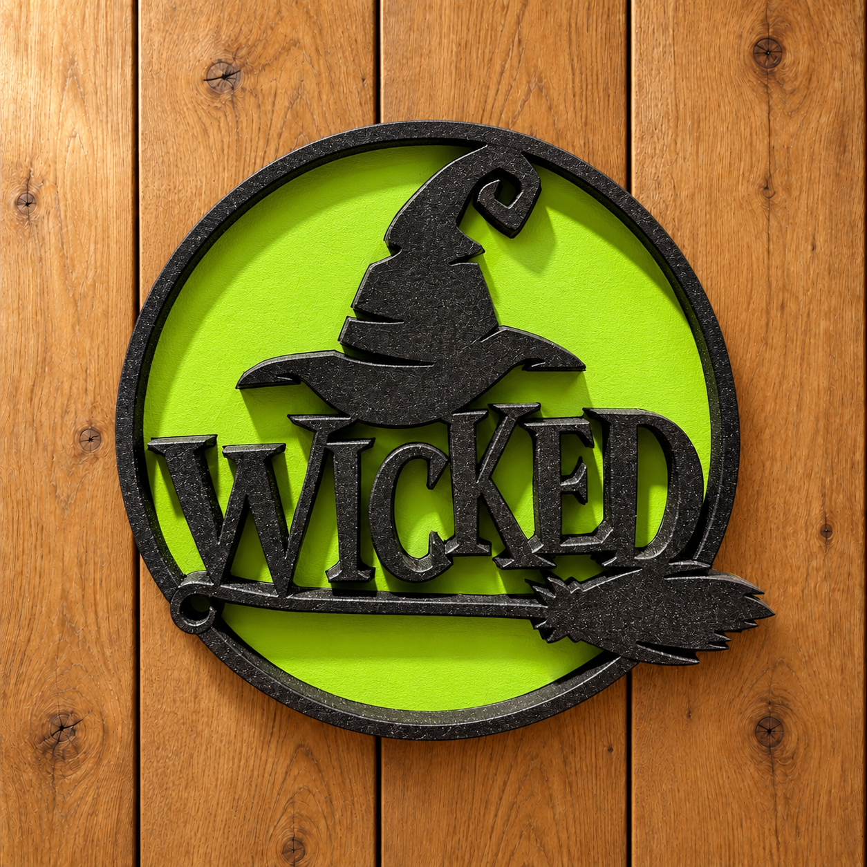 Wicked Wooden Magnet