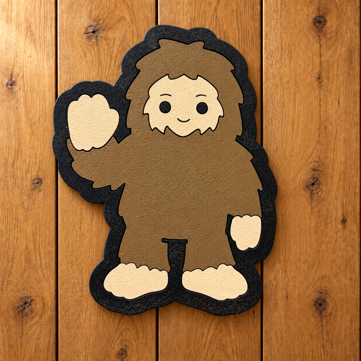 Friendly Bigfoot Magnet on Oak-2.png