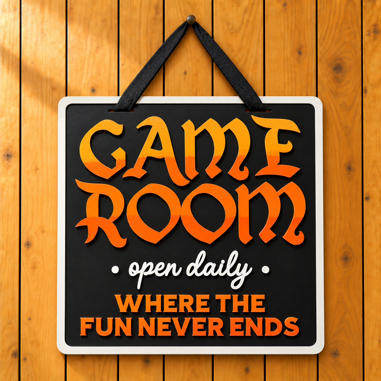 Game Room Fun Sign