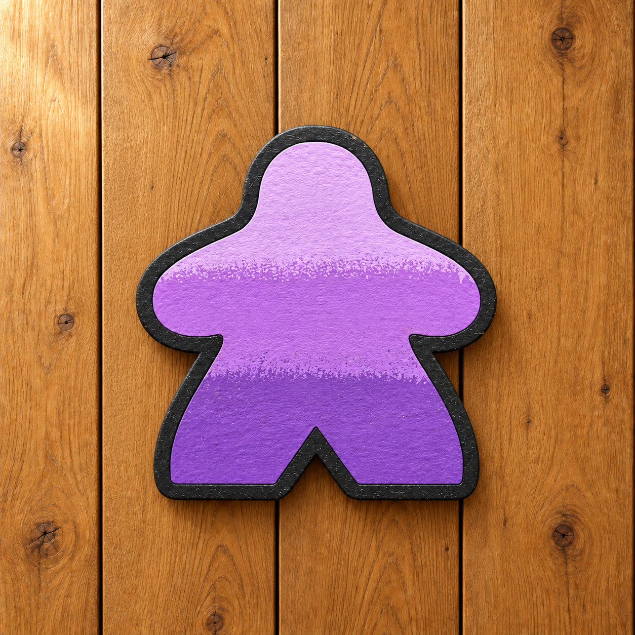 Purple Meeple Magnet on Oak-9.png