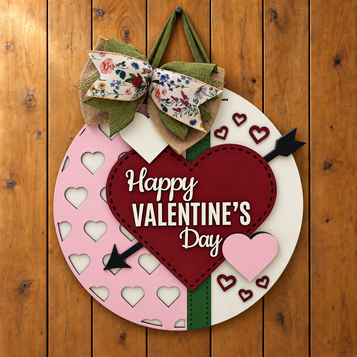 Handmade Valentine plaque with olive ribbon-10.png