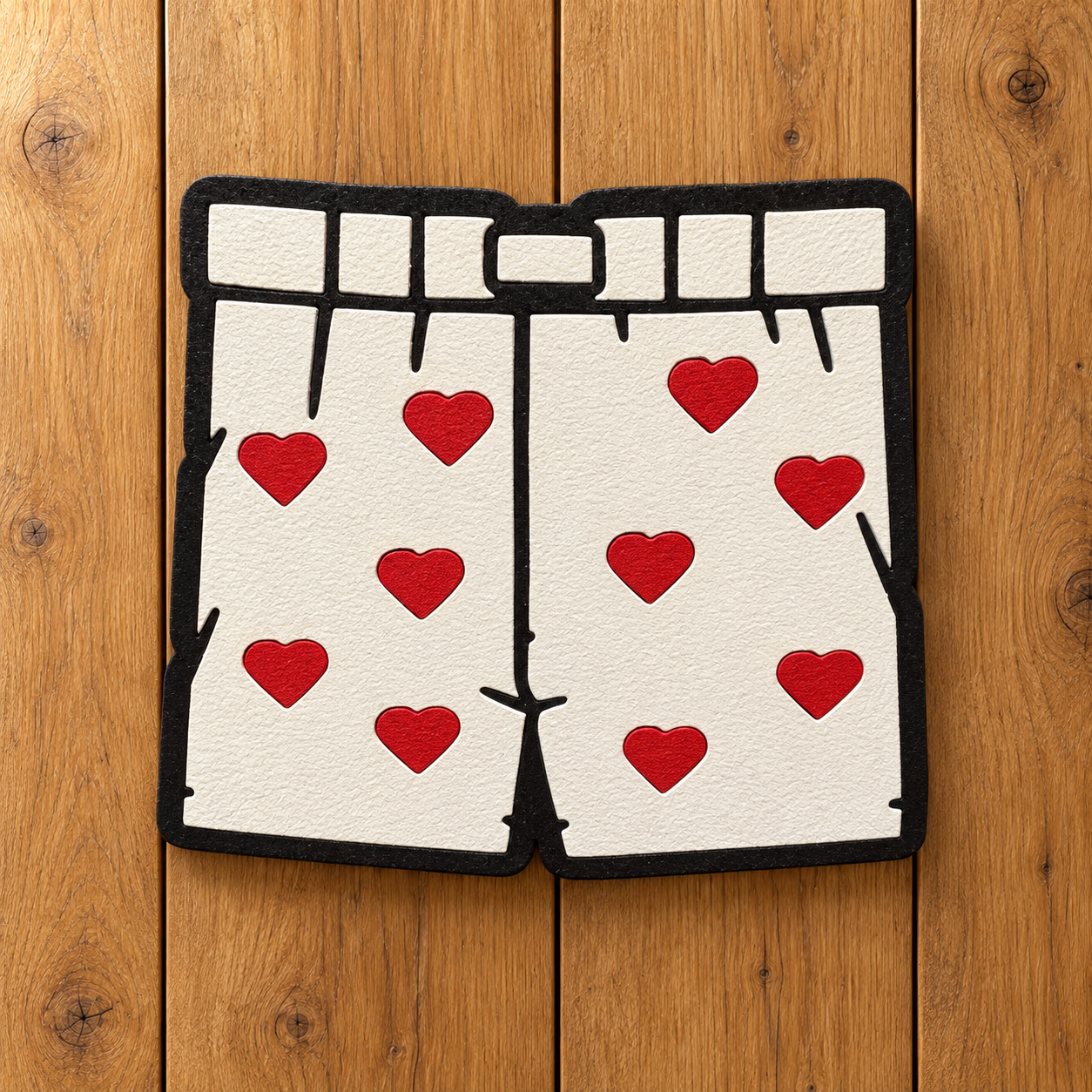 Carl's Shorts Wooden Magnet