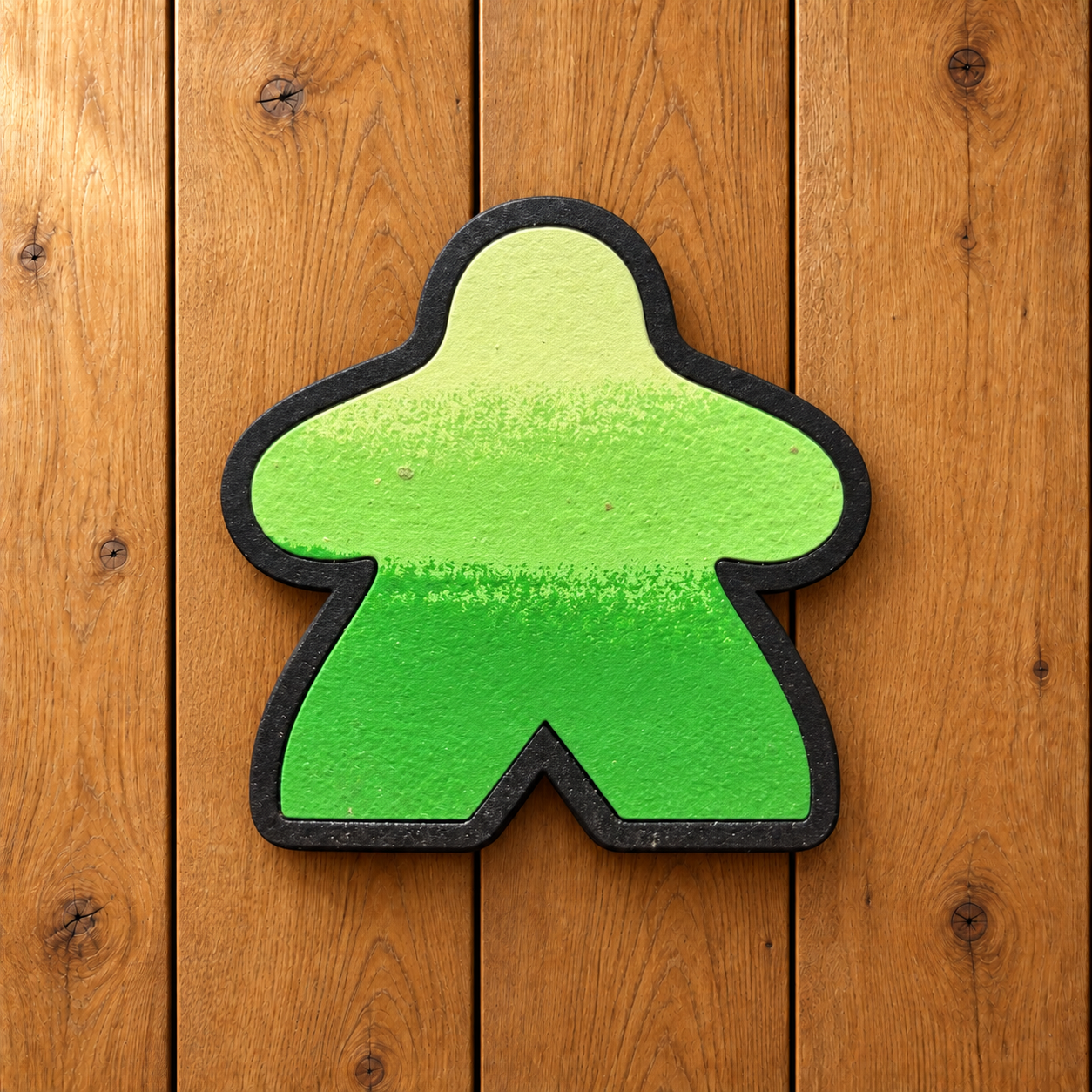 Green meeple magnet on warm oak-7.png