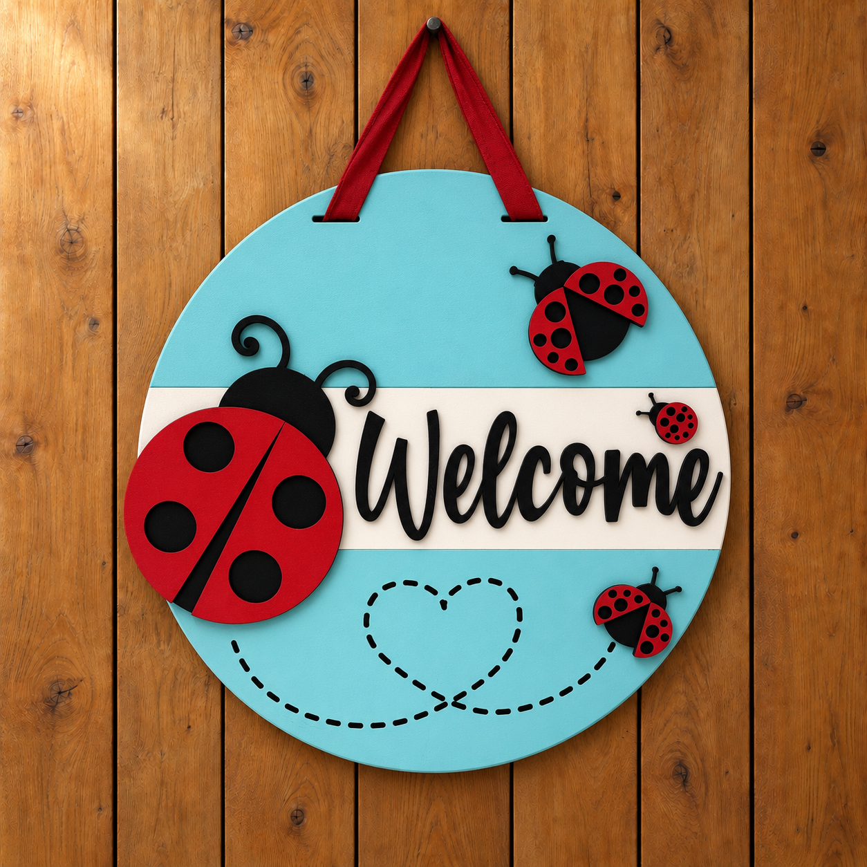 Ladybug Welcome Plaque on Oak-7.png