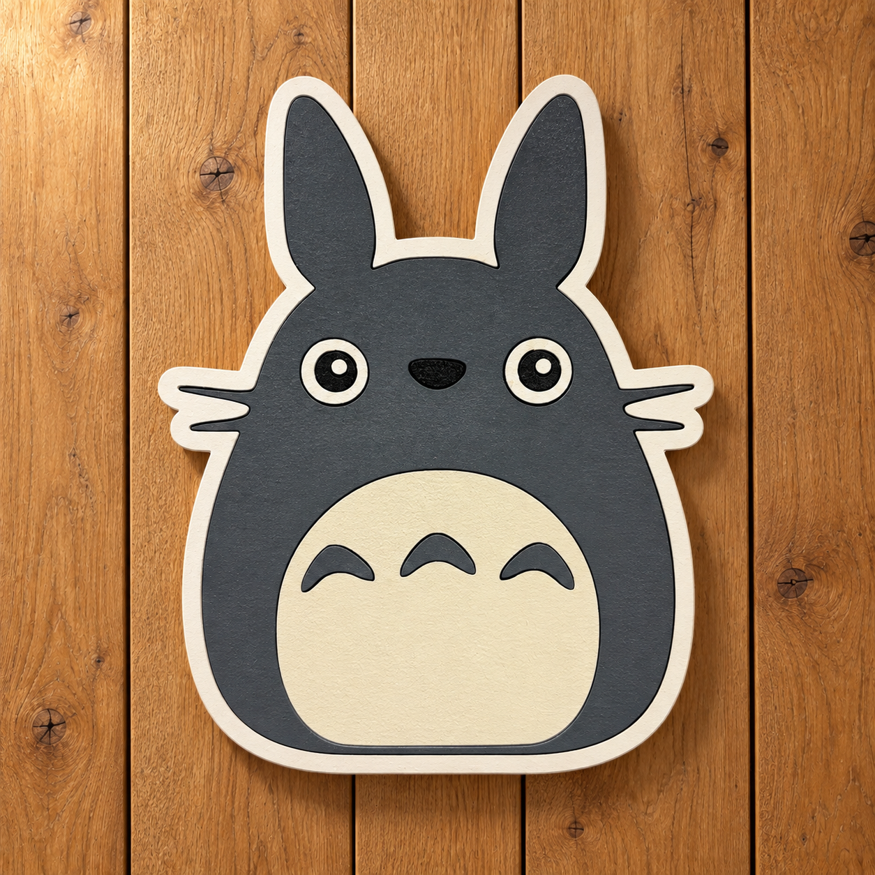 Totoro Wooden Magnet