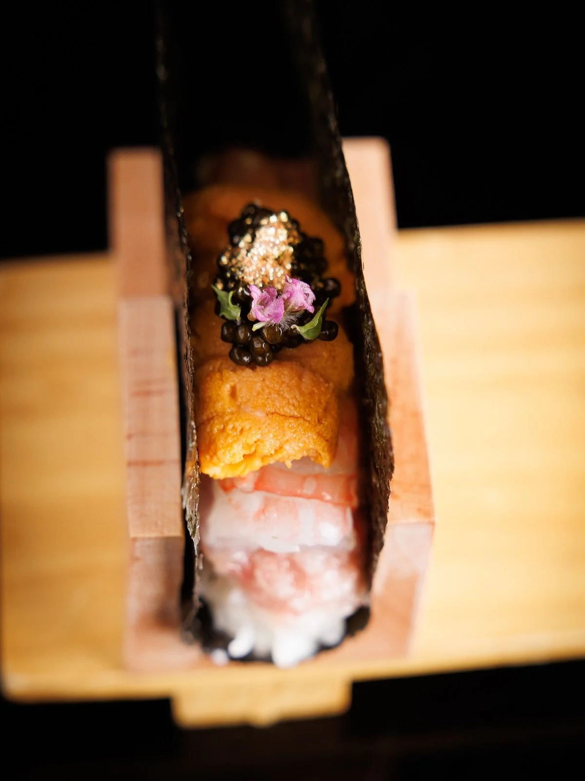 Why settle for a standard ride when you can have the Rolls Royce? 🏎️💨
Melt-in-your-mouth uni meets the snap of fresh shrimp and the salty pop of caviar. This isn&rsquo;t just a handroll&mdash;it&rsquo;s a destination.

📍LA: 3959 Wilshire Bl. #A-11