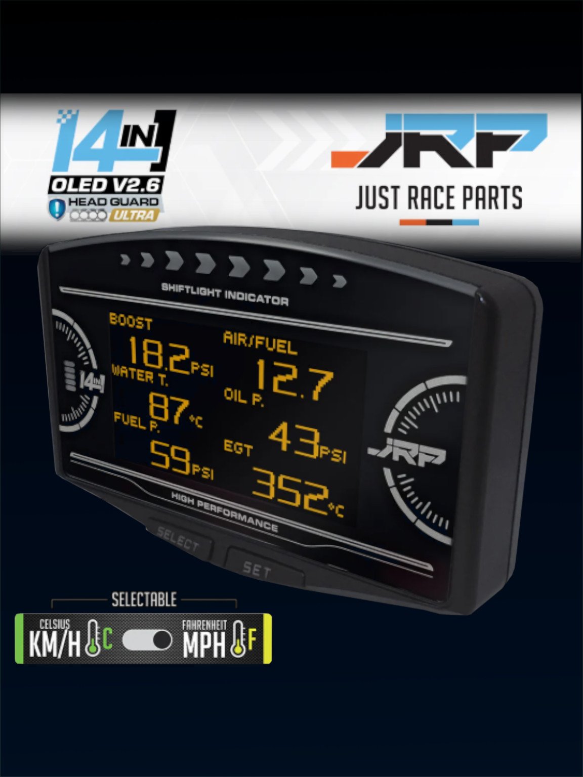 Delica L300 4D56T - JRP 14in1 Multi Gauge Kit